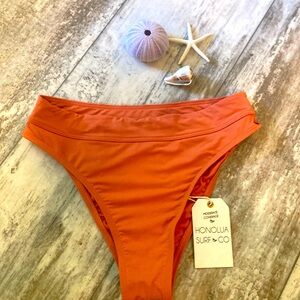 Women's Orange Swim Bottom